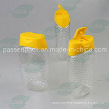 480g Plastic Squeeze Honey Bottle with Non-Drip Silicone Valve Cap (PPC-PHB-03)